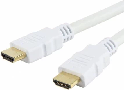 Kabl HDMI Techly ICOC HDMI-4-050WH (306936) 5m 4K@60Hz me Ethernet/ARC, e bardhë