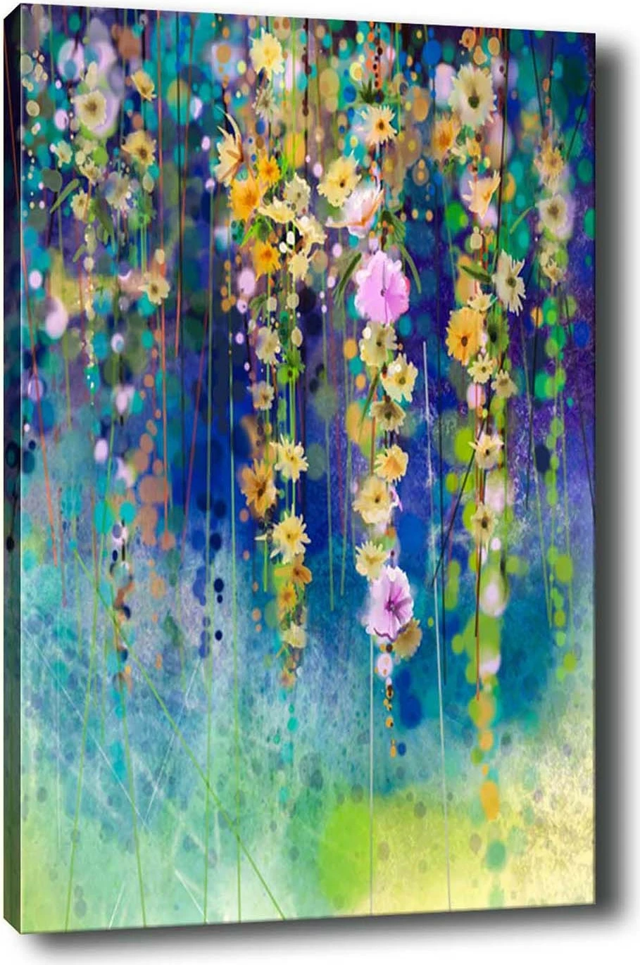 Pikturë dekorative në kanavacë, shumëngjyrëshe, kornizë druri, 50x70cm