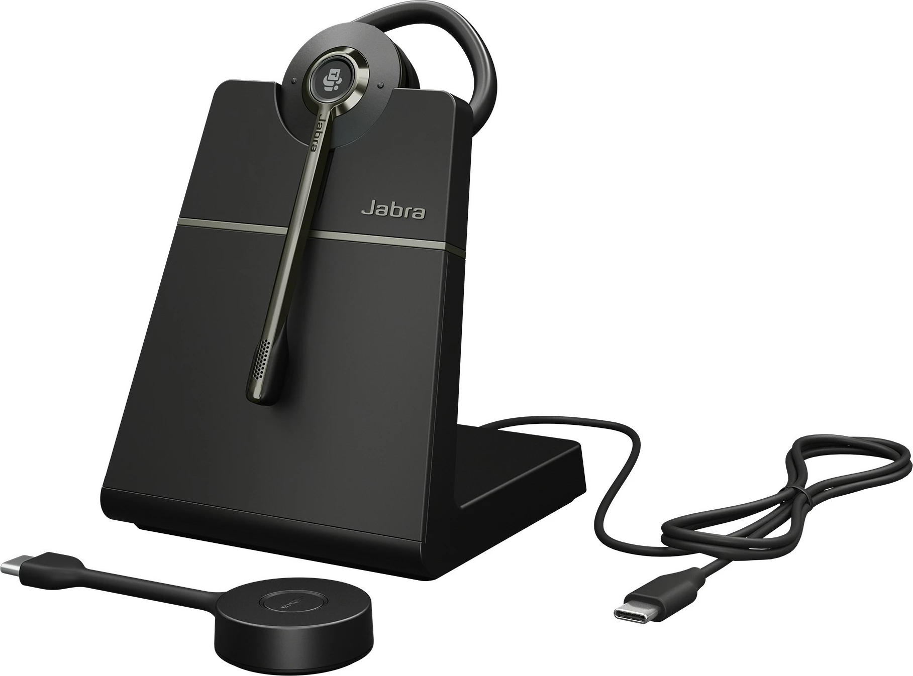 Kufje Jabra Engage 55 SE, USB-C MS Convertible, Wireless, E zezë