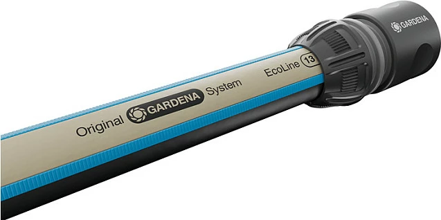Zorrë uji GARDENA EcoLine 18930-20, 20m, 13mm, plastikë/TPE, e zezë/blu/gri