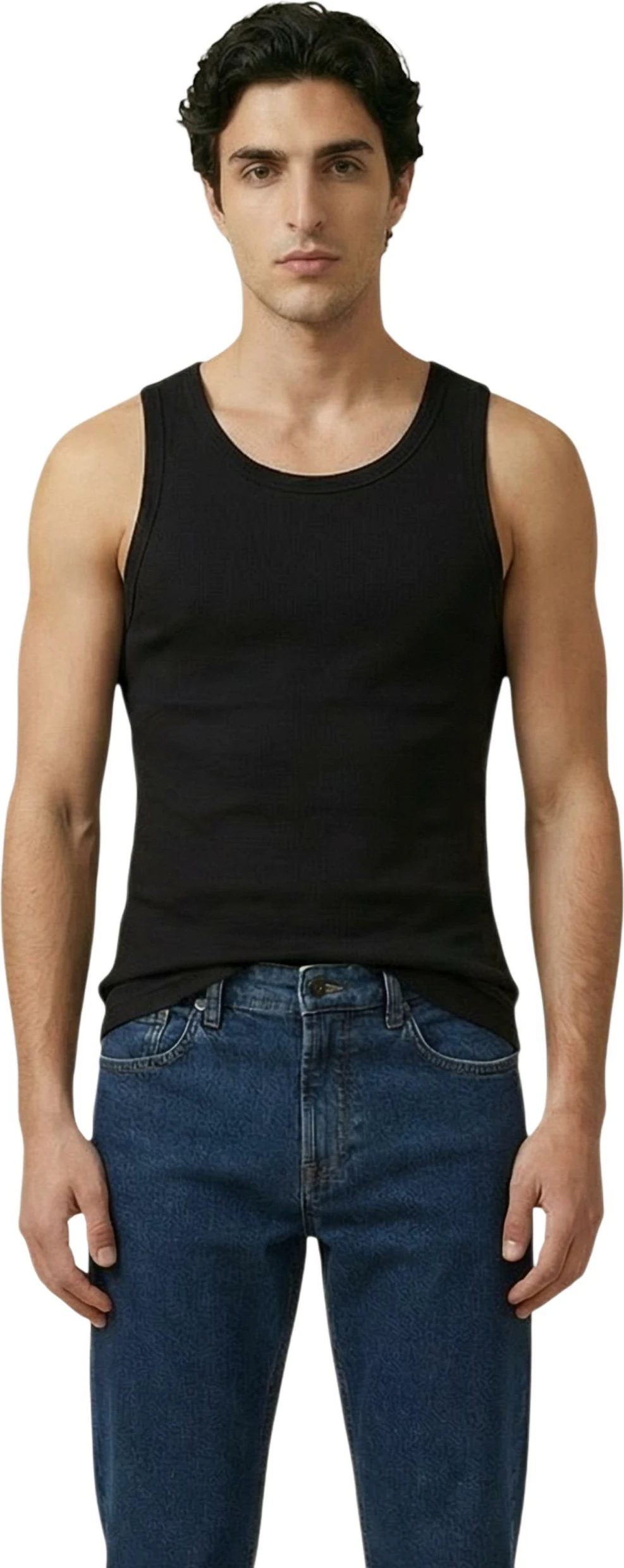Maicë pa mëngë për meshkuj Calvin Klein Jeans LV04RF272G, e zezë