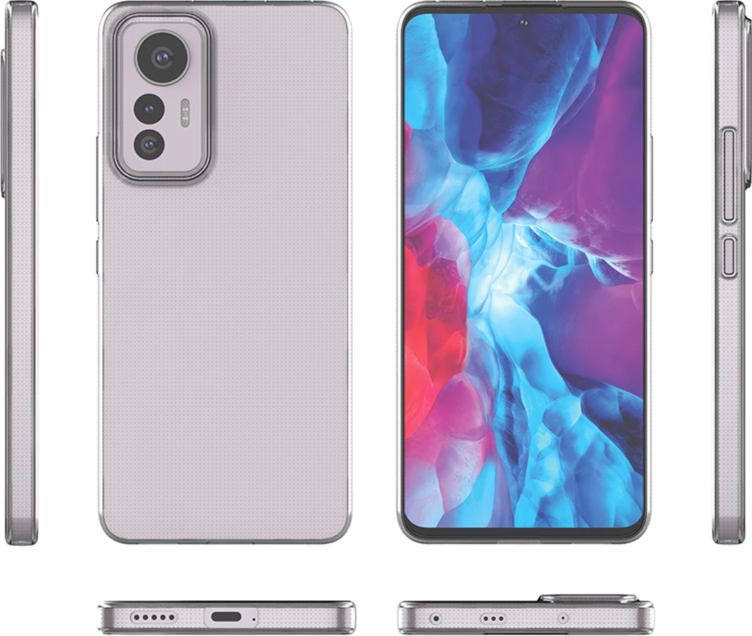 Mbështjellës Hurtel Ultra Clear 0.5mm për Xiaomi 12 Lite, Transparent