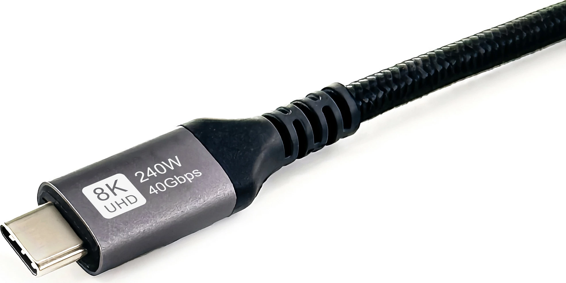 Kabllo USB-C në USB-C Equip 128380, USB4 40Gbps, PD 3.1 240W, 0.5m, e zezë