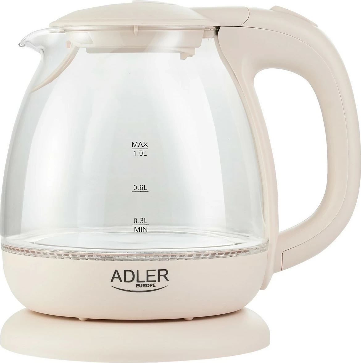 Çajnik Adler AD 1283, 1L, 1100W, bezhë
