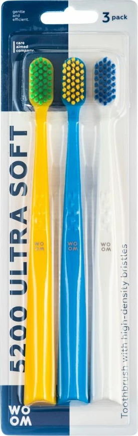 Furçë dhëmbësh Woom 5200 Ultra Soft 3 copë