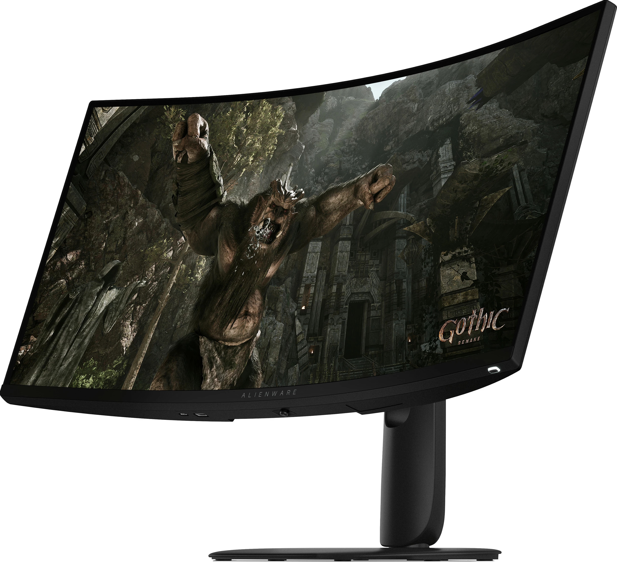 Monitor gaming Dell Alienware AW3426DWM, 34", WQHD 3440x1440, 240Hz, Curved, i zi