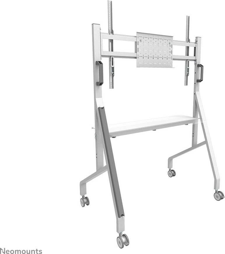 Karrocë multimediale Neomounts FL50-525WH1, për TV 55-86", çelik, e bardhë, rregullim lartësie