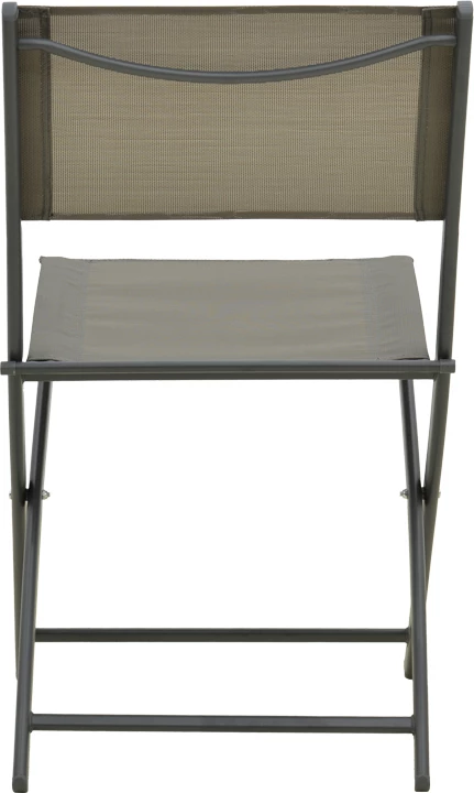 Karrige palosëse Jeve, metal-textilene, ngjyrë antracit, 46x51x81cm, set prej 4 copash