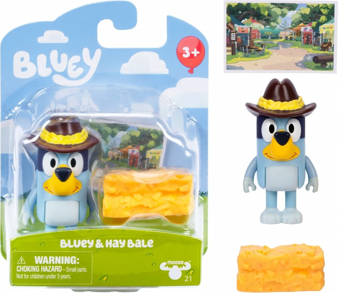 Figurinë Bluey Tm Toys BLU18040, Bingo & Dunny, plastikë, për fëmijë, shumëngjyrëshe, 1 copë