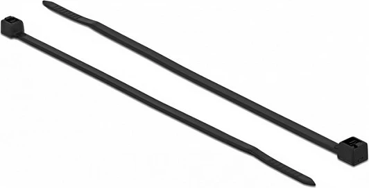Lidhëse kabllosh DeLOCK Ladder 100 x 2.5 mm, rezistente ndaj nxehtësisë, 100 copë, e zezë