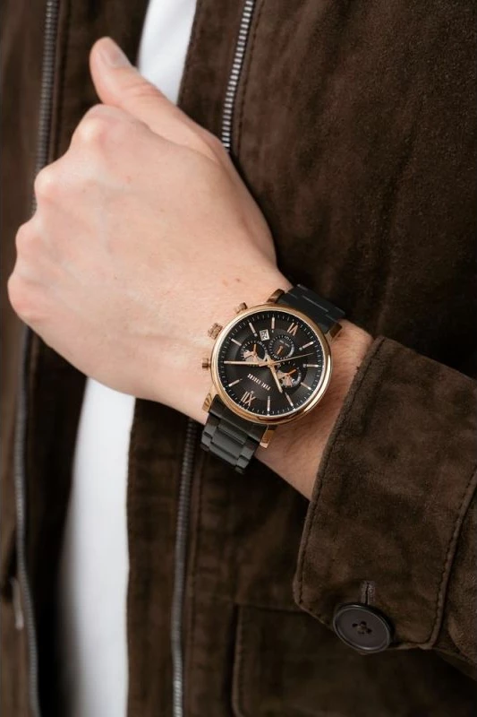 Orë dore për meshkuj Paul Lorens, e zezë