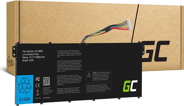 Bateri laptop Green Cell për Acer Aspire 5 A515/A517, E 15, ES1-512, V 13, Nitro 5, Swift 3 SF314-51/52, Li-Ion 15.2V 55.2Wh