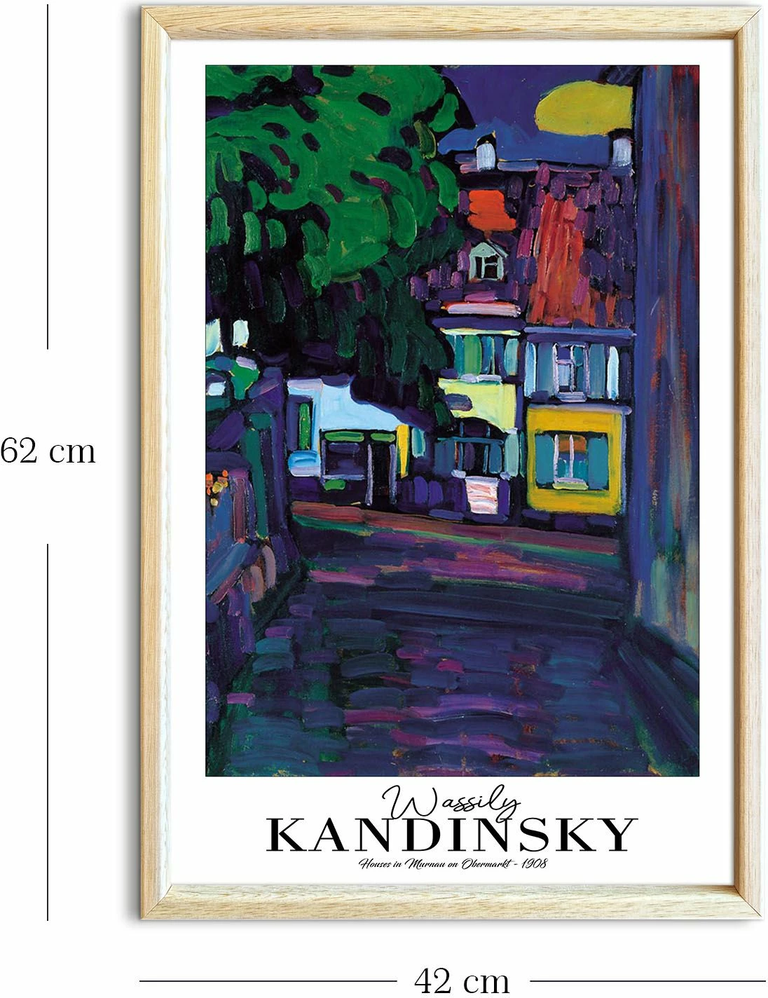 Pikturë dekorative me kornizë Wallity, 4262AHSKANDINSKY-018