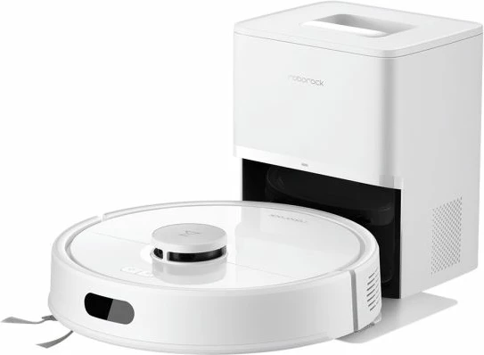 fshesë robotike Roborock Q7 BF+ 8000 Pa me stacion vetëzbrazës, depo uji 280 ml, e bardhë
