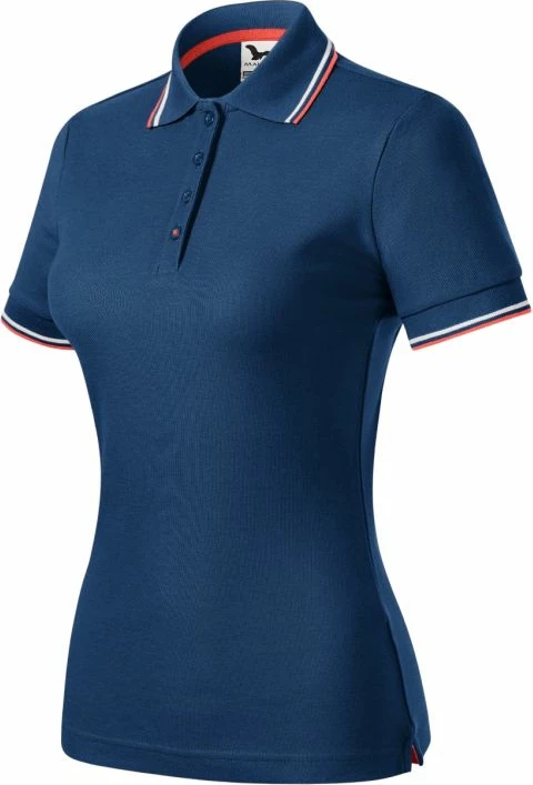 Polo maicë Malfini për femra, blu [Madhësia: XS]
