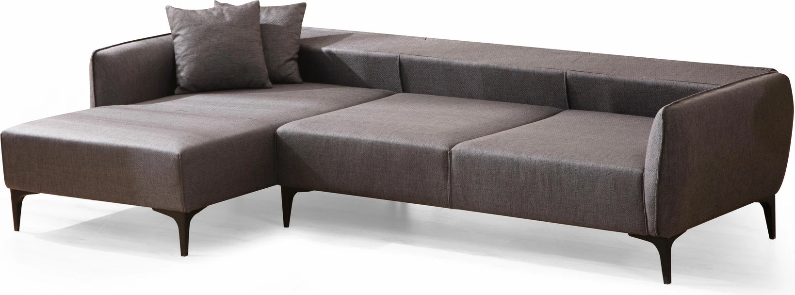Këndare Belissimo, ngjyrë gri e errët, Atelier del Sofa, majtas