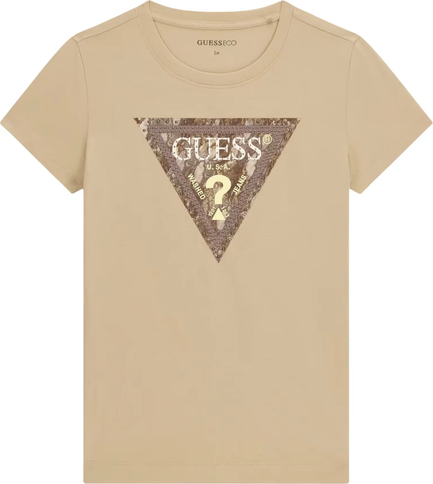 Maicë për femra Guess W6YI31 K4350, bezhë e errët [Madhësia: XS]