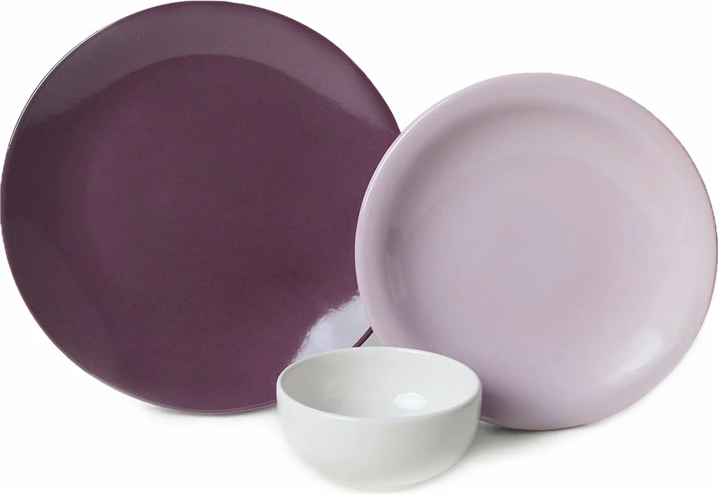 Set darkash për drekë, qeramikë, shumëngjyrësh, 18 copë, Hermia Concept, X0001509500000000000000000