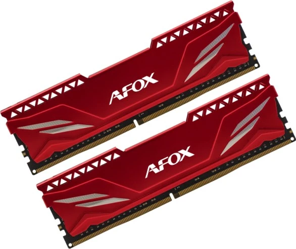 RAM Memorje AFOX GAMING DDR4 2x8GB 3200MHz CL16 XMP2, Kuqe
