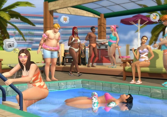 The Sims 4: Poolside Splash Kit DLC Global