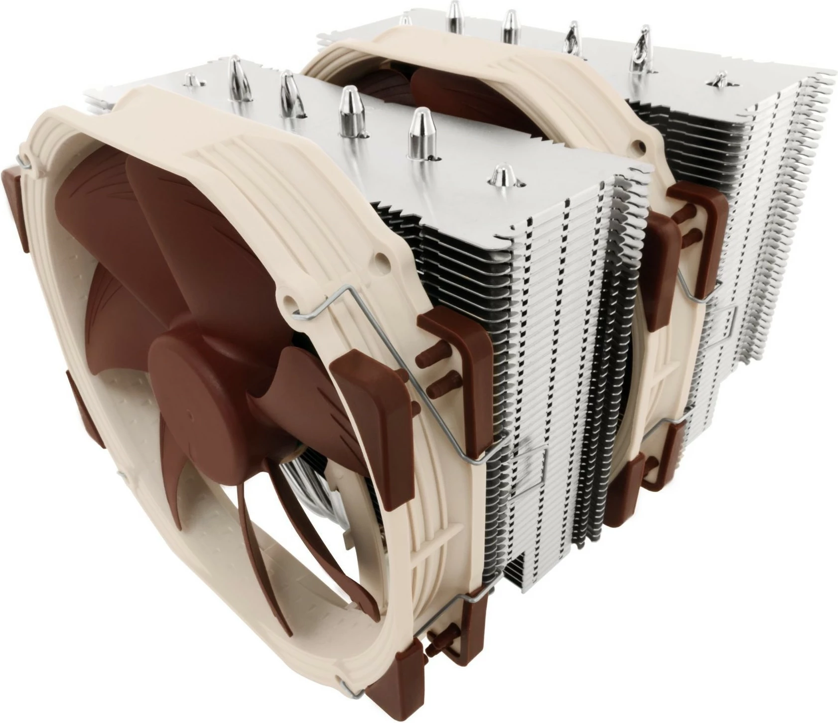 Cooler Noctua NH-D15 SE-AM4, 2 ventilatorë, për Socket AM4, bezhë/kafe