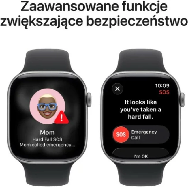 Smartwatch Apple Watch Series 11, 46mm, GPS, alumini star gray, rrip sportiv i zi M/L