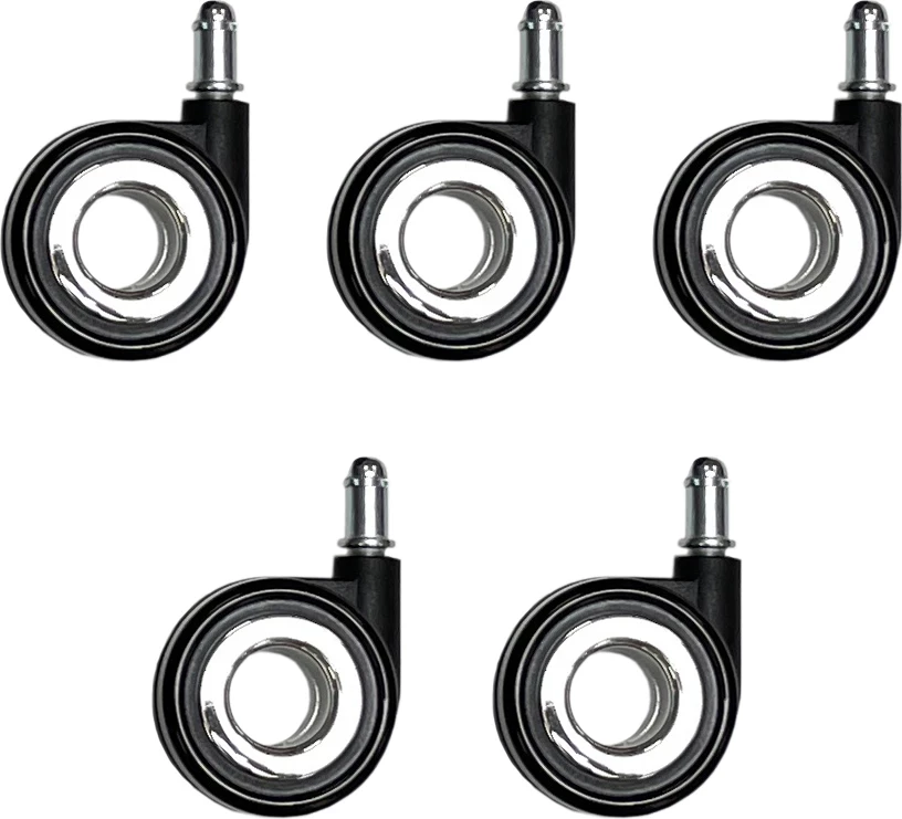 Rrota universale për karrige UVI UVIWHEELENH Enhanced Edition, 11 mm, e zezë, set 5 copë