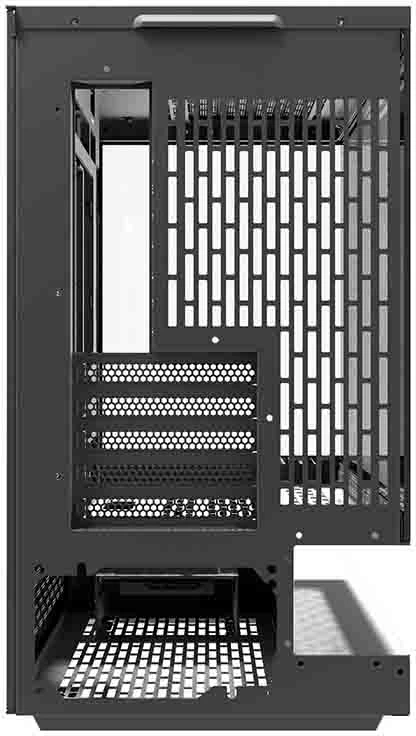 Kasë, Darkflash F1, midi tower M-ATX/ITX, panel xhami i kalitur, 6 ventilatorë ARGB, e zezë, set