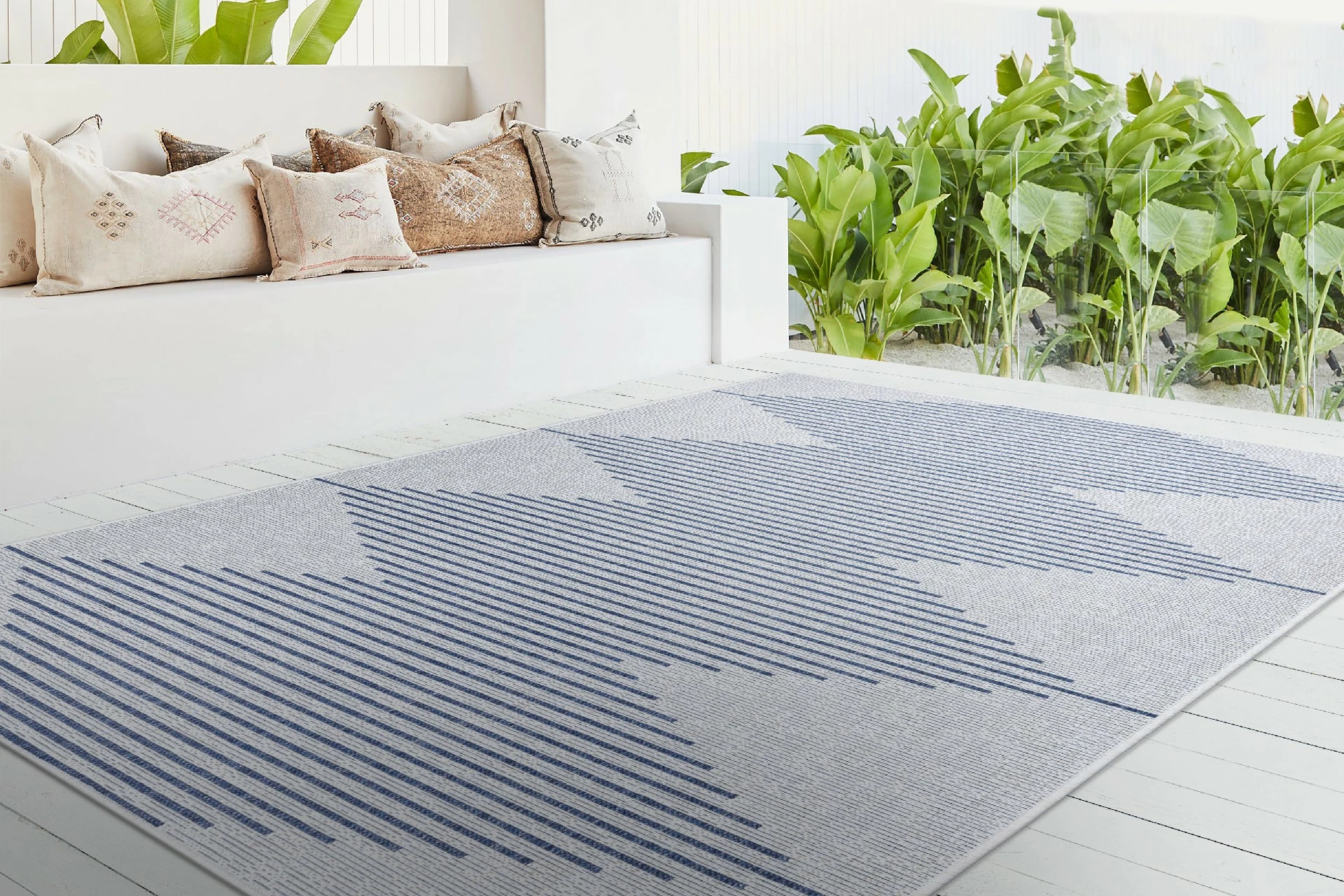 Qilim ngjyrë blu e errët, Conceptum Hypnose, 200x290cm