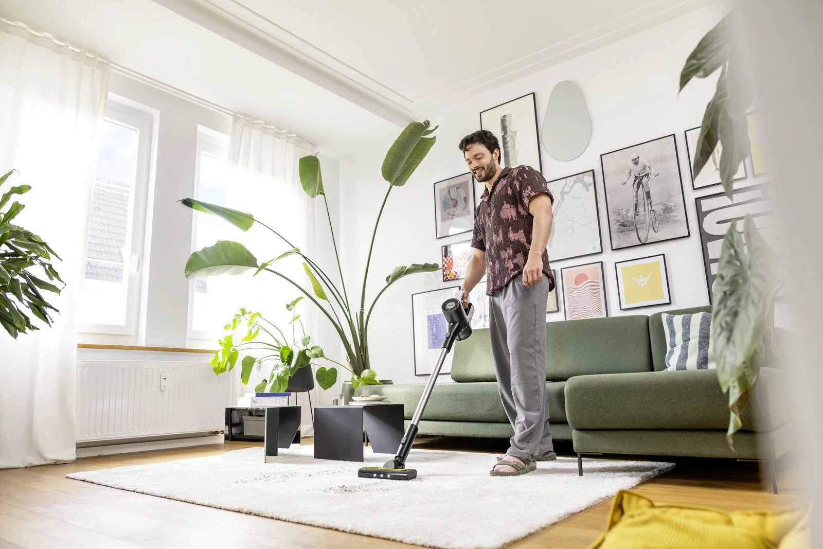 Fshesë me korrent pa kabllo Karcher VCS 3 Nano Complete, 50 min, 0.6 L, HEPA, e zezë