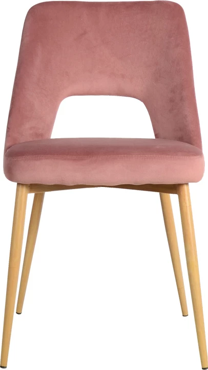 Karrige Murde, kadife 'rotten apple', këmbë metalike natyrale, 48.5x61x89cm