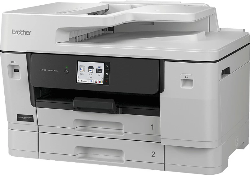 Printer multifunksional Brother MFC-J6960DW, Inkjet, A3, printim me ngjyra, 1200 x 4800 DPI, duplex, ADF 50 fletë, bardh/zi