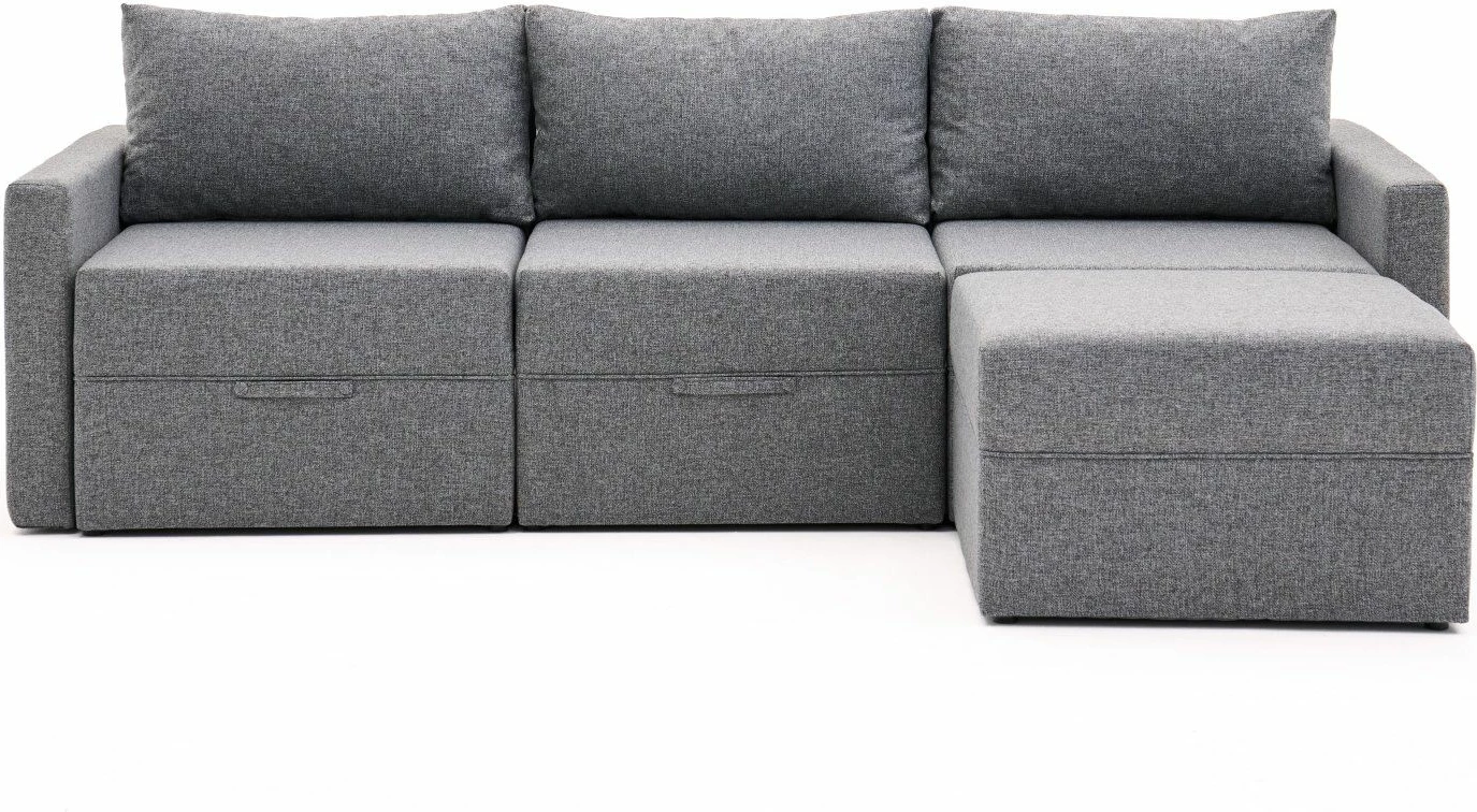 Kënd-sofë krevate Atelier del Sofa, Saros, gri