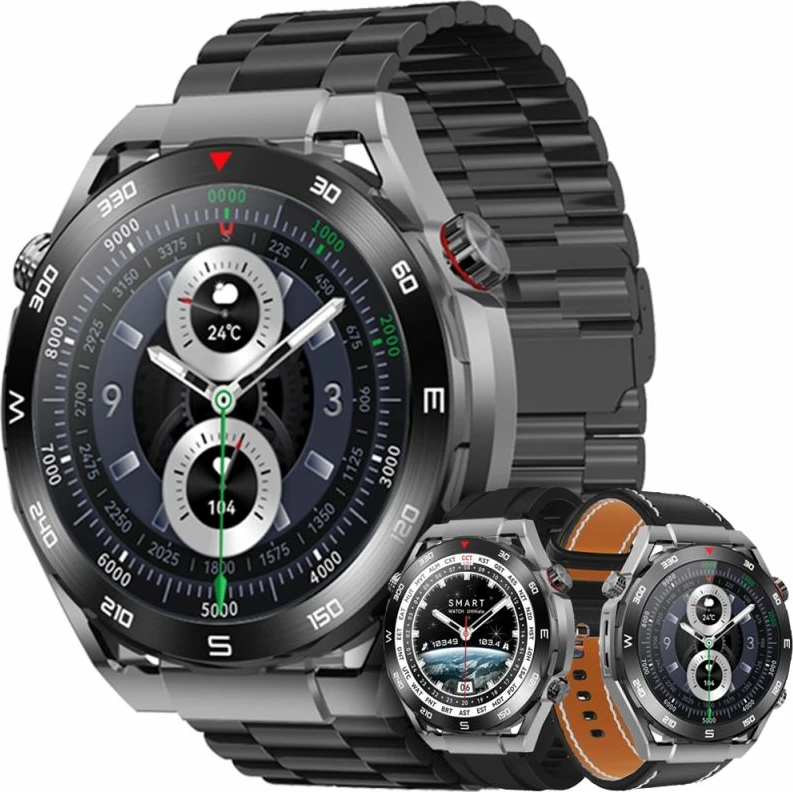 Smartwatch VELTORI unisex, e zezë