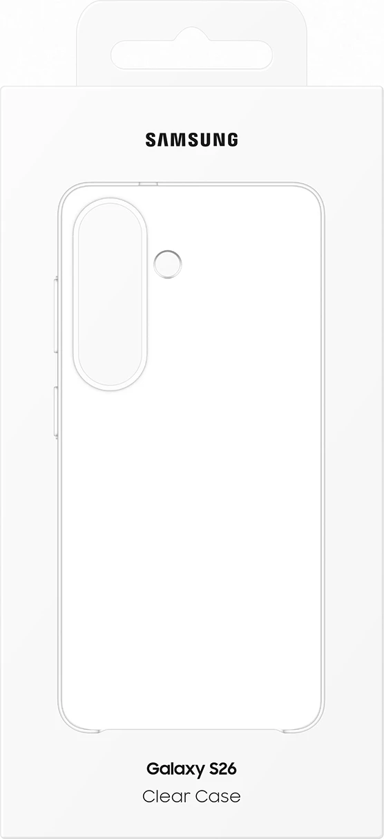 Mbështjellës Samsung Clear Case për Samsung Galaxy S26, transparent, në kuti