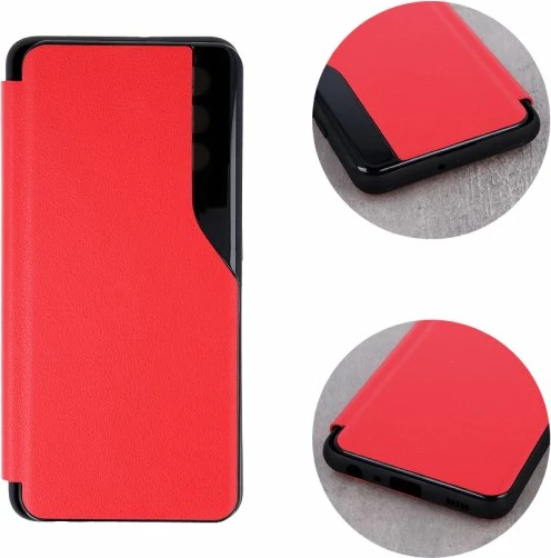 Mbështjellës ONASI Havana Smart View për Samsung Galaxy A32 A325 LTE, kuqe