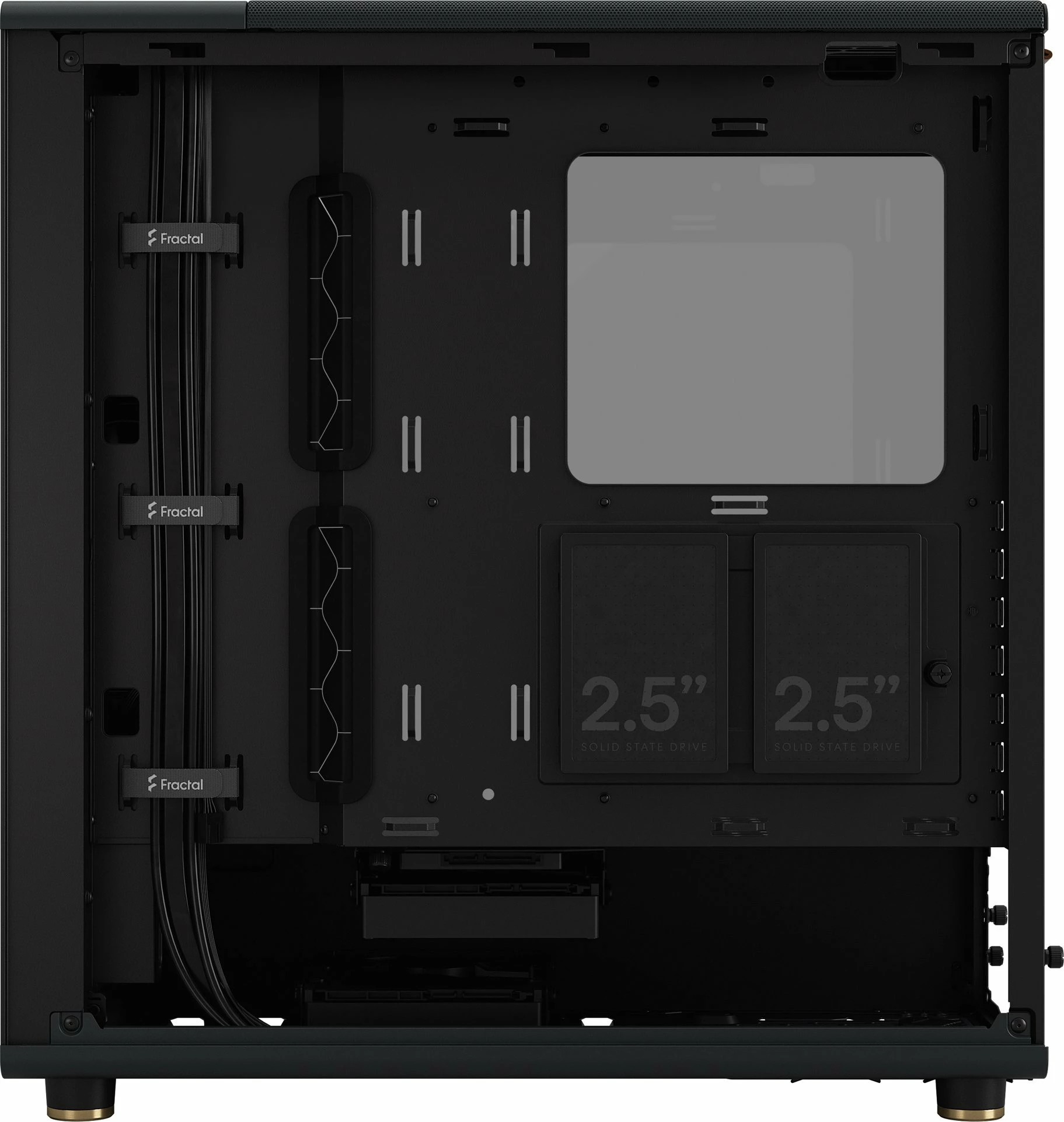 Kasë Fractal Design North FD-C-NOR1C-02 Midi Tower ATX/mATX/Mini-ITX, e zezë