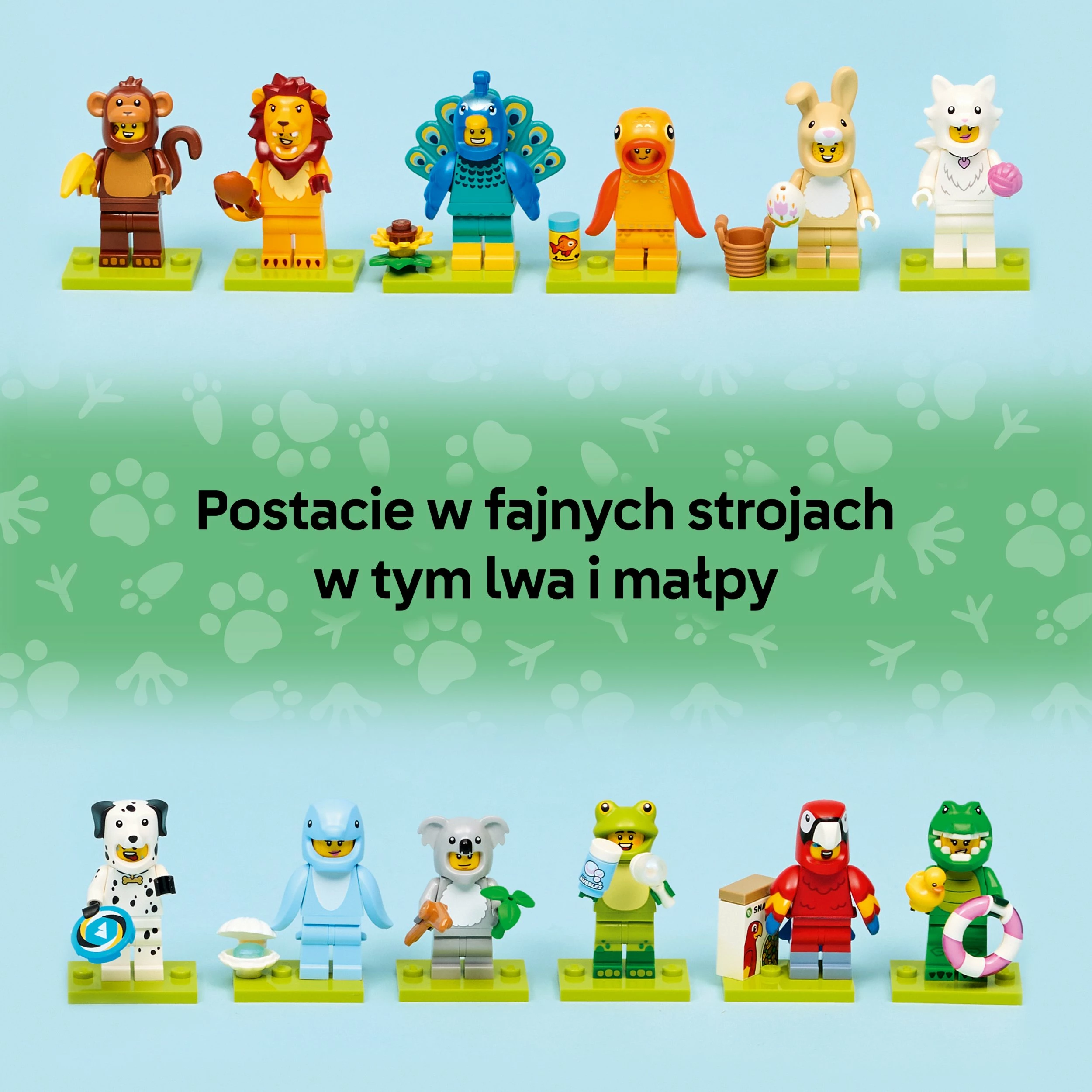 Minifigurë koleksionuese LEGO Minifigures Series 28 Animals 71051, mystery box (1 copë)
