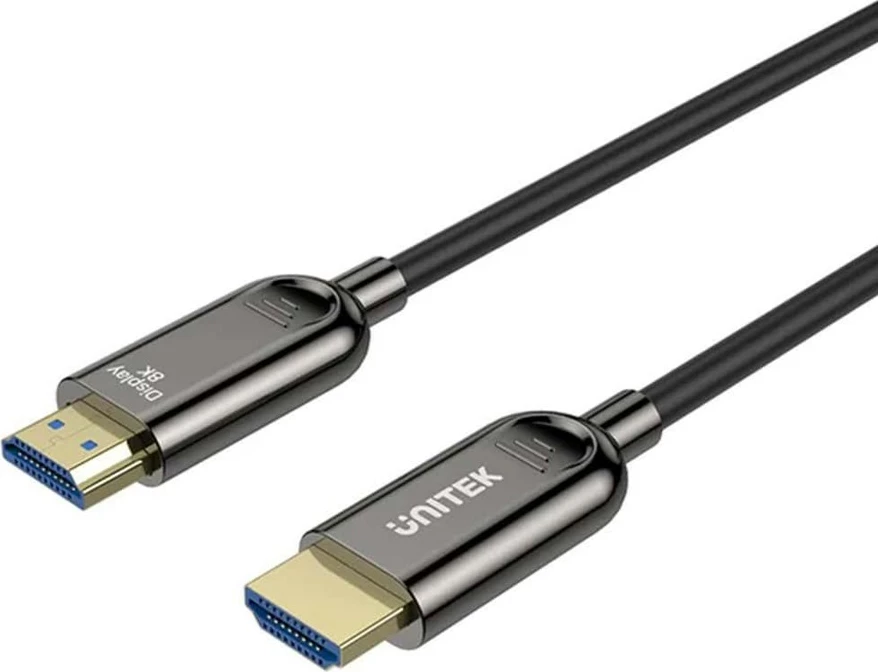 Kabllo HDMI optike UNITEK C11085GY01-10M, 10m, e zezë