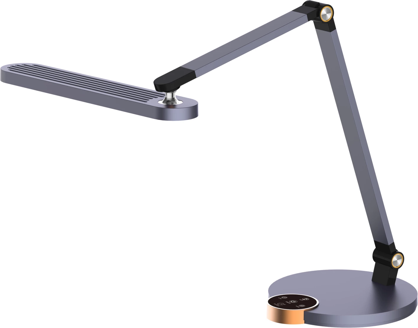 Llambë tavoline LED profesionale BLAIN PRO FH4454.07 bazë ABS & krahë alumini ngjyrë gri 51,8x40H cm