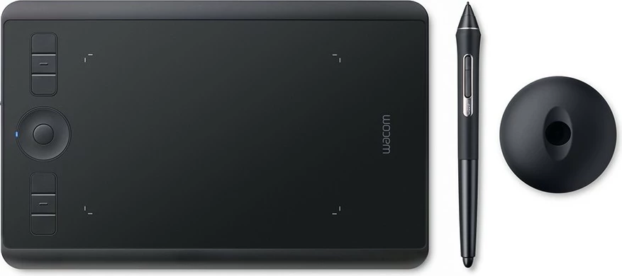 Tablet grafike Wacom Intuos Pro S, Wireless, 5080 lpi, 160 x 100 mm, e zezë