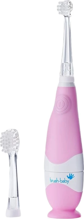 Furçë dhëmbësh elektrike për fëmijë Brush-Baby BabySonic rozë, 1 copë