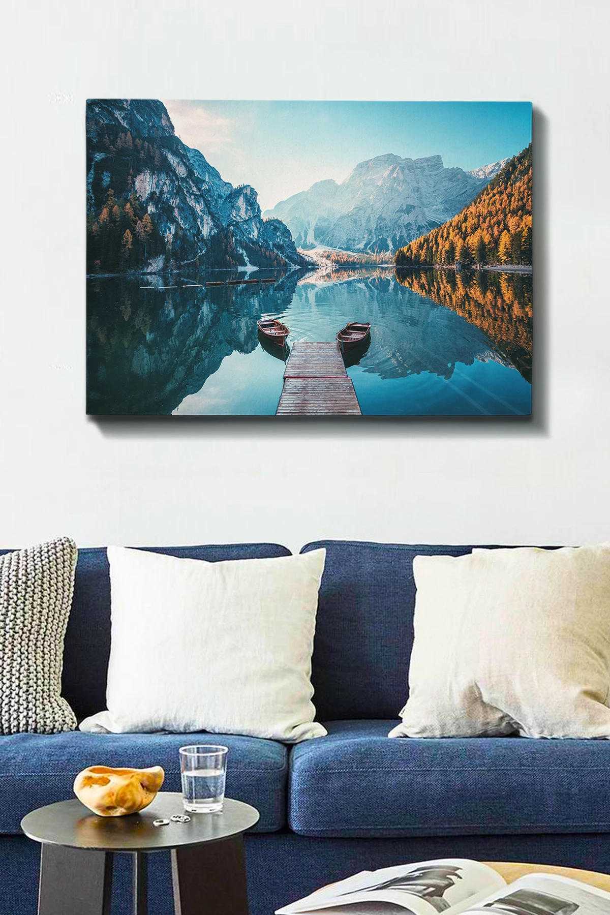 Pikturë dekorative në kanavacë, shumëngjyrëshe, kornizë druri, 70x100cm