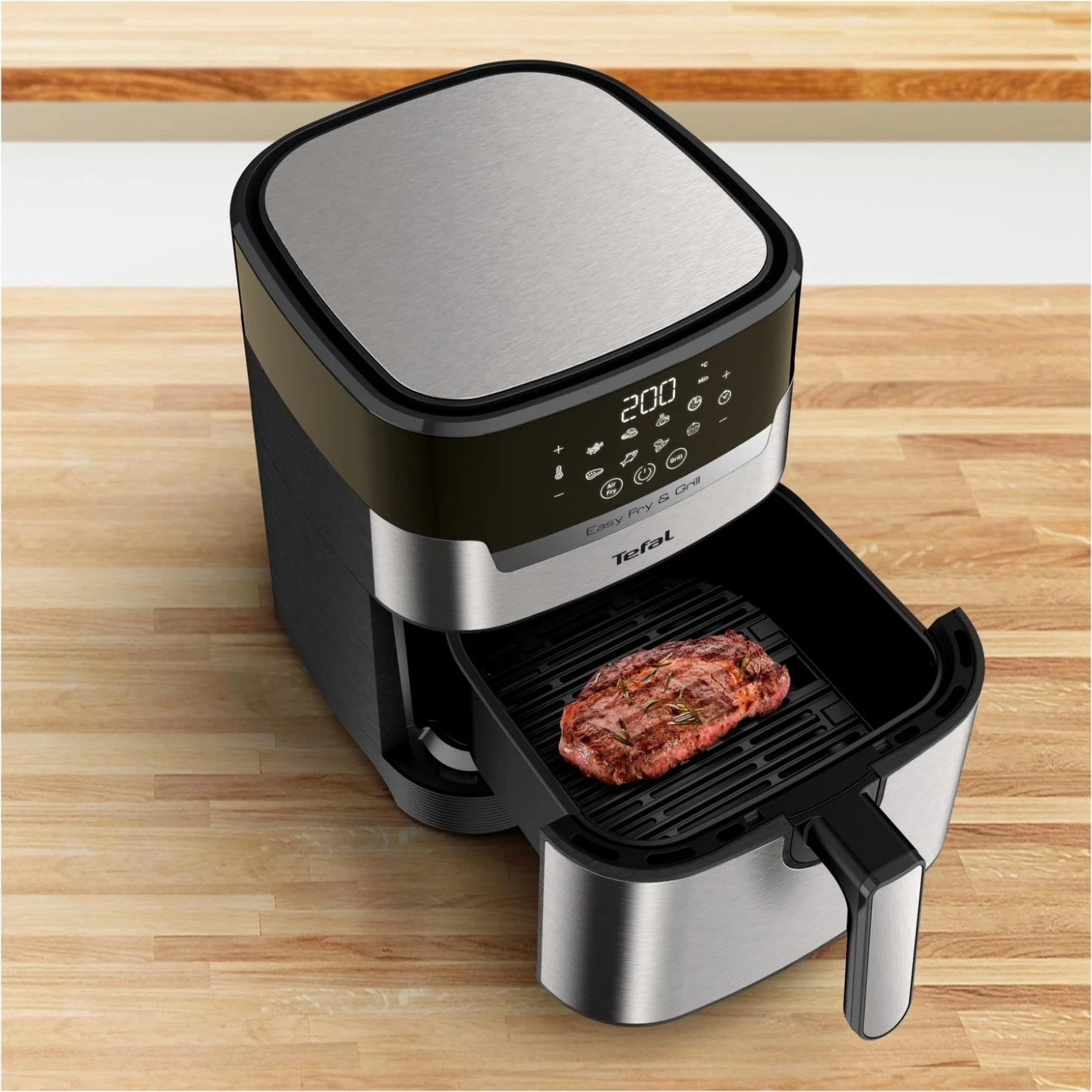 Fryer pa yndyrë Tefal EY505D15, 4.2L, 1400W, e zezë-argjendtë