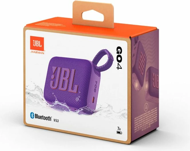 Altoparlant Bluetooth portativ JBL Go 4, 4.2W, IP67, Bluetooth 5.3, 7 orë bateri, vjollcë