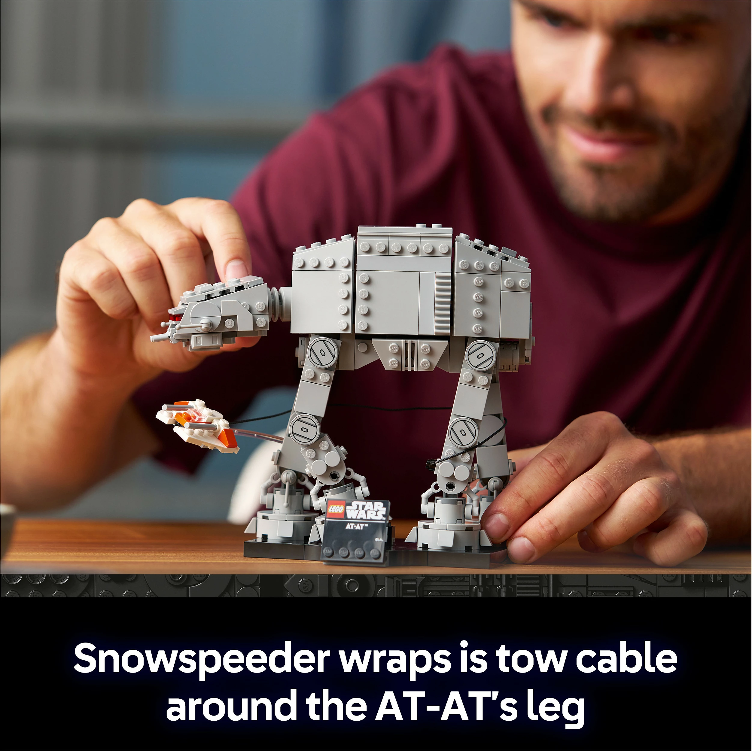 Set ndërtimi LEGO Star Wars AT-AT 75440, 525 copë, 18+, shumëngjyrësh