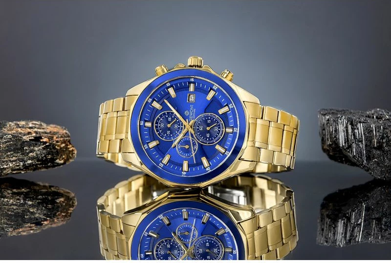 Orë dore për meshkuj Giewont, gold blue