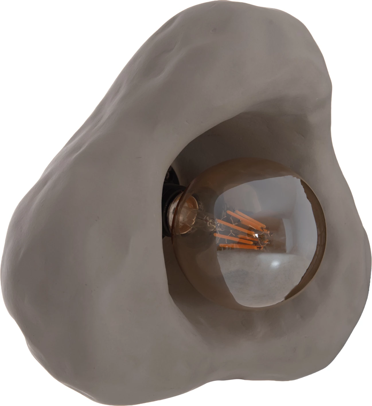 Aplik muri LUXON, fibër çimento, ngjyrë gri, FH4701.03S, 28x15x25cm