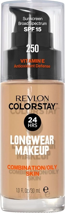 Fondatinë Revlon ColorStay Makeup për lëkurë të kombinuar/yndyrshme SPF15 250 Fresh Beige 30ml