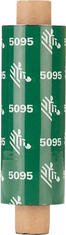 Ribon termotransfer Zebra 5095, Resin, 84 mm x 74 m, paketim 12 copë, e zezë